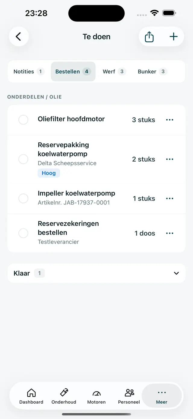 Lijstjes in de iPhone-app